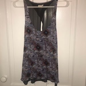 Sleeveless top from urban outfitters w/ sheer back